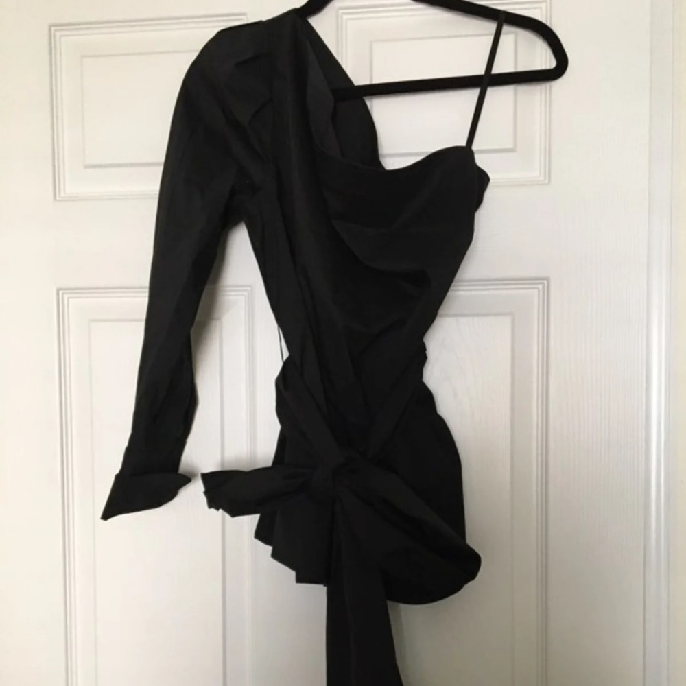 New York and Company one shoulder top